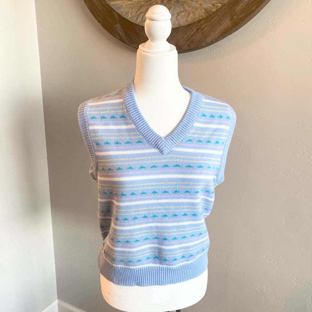 Lacoste sleeveless knit sweater